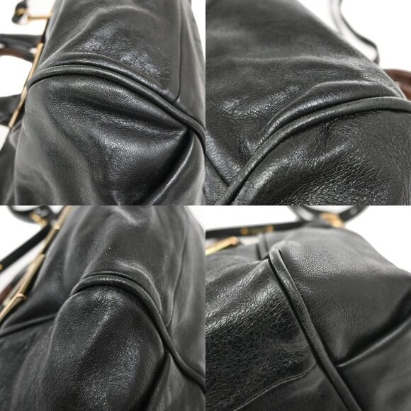 CHLOE Logo Ethel 2Way Mini Shoulder Hand Bag Leather Black GHW - Picture 7 of 16